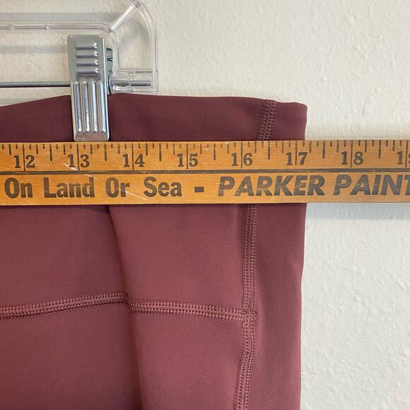 Athleta Women's Leggings Ultimate Stash Pocket Tight Red Crimson Size X Large - Picture 6 of 8